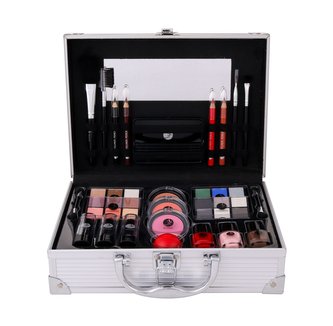 2K All About Beauty Train Case Complete Makeup Palette
