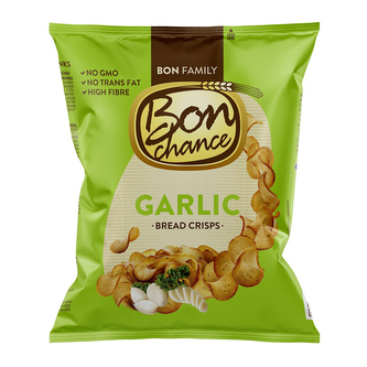 Bon Chance chlebové chipsy s česnekem 60g