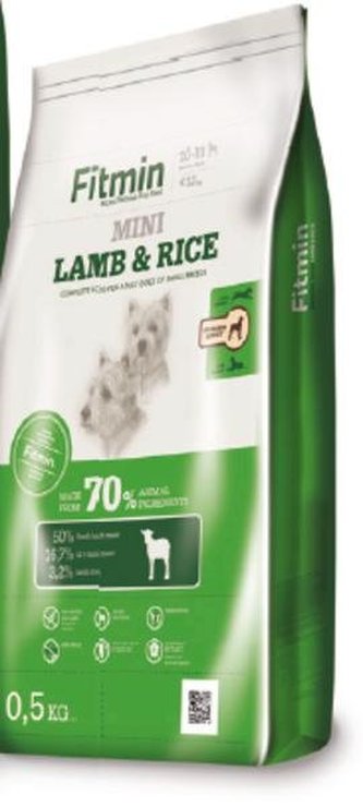 Fitmin dog mini lamb&rice 0,5kg