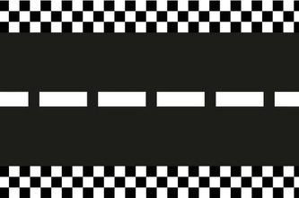 Koberec - Závodní dráha 40 x 500 cm