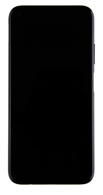 Huawei P40 Lite LCD Display + Dotyková Deska + Přední Kryt Midnight Black