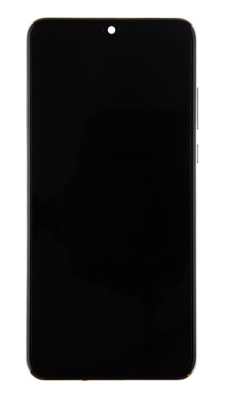 Huawei P30 Lite LCD Display + Dotyková Deska + Přední Kryt White (pro 24MP foto) (Service Pack)