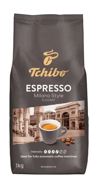Tchibo Espresso Milano Style - zrnková káva, 1 000 g