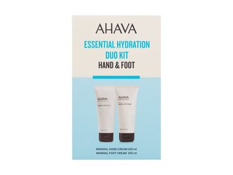 AHAVA Deadsea Water krém na ruce Deadsea Water Mineral Hand Cream 100 ml + krém na nohy Deadsea Water Mineral Foot Cream 100 ml