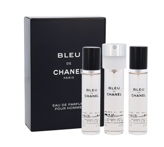 Chanel Bleu de Chanel Parfémovaná voda 60 ml 3x 20 ml Náplň pro muže