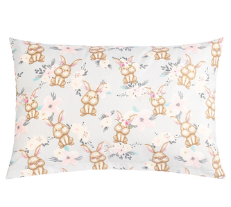 Povláček bavlna - velikonoční zajíček - povláček 40x60cm na zip ( pouze povlak )