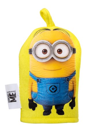 Minions Wash Mitt Doplněk do koupelny 1 ks pro děti