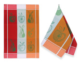 Kuchyňská utěrka 1ks - ovoce - oranžová, červená - 50x70 cm