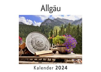 Allgäu (Wandkalender 2024, Kalender DIN A4 quer, Monatskalender im Querformat mit Kalendarium, Das perfekte Geschenk)