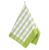 Kuchyňská utěrka 1ks - kostička zelená - 50x70 cm