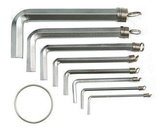 Sada klíčů imbus 10 ks 1,5 - 10 mm CrV