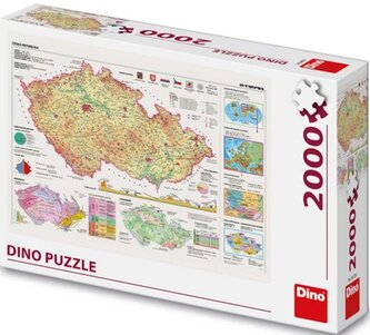 Puzzle 2000 Mapy České Republiky Puzzle 2000 Mapy České Republiky