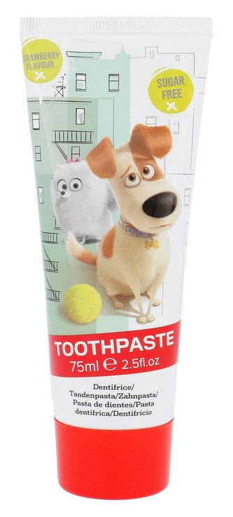 Universal The Secret Life Of Pets Zubní pasta Strawberry 75 ml pro děti