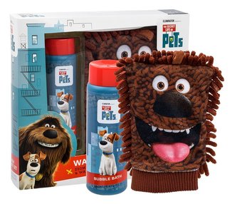 Universal The Secret Life Of Pets pěna do koupele 250 ml + mycí žínka 1 ks