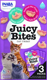 Inaba cat Juicy Bites - krevety, mořské plody 33,9g