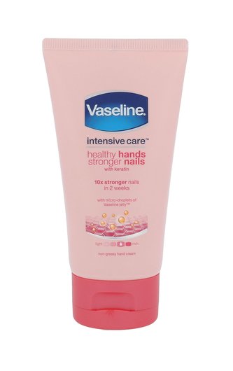 Vaseline Intensive Care Krém na ruce Healthy Hands Stronger Nails 75 ml pro ženy