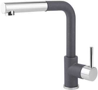 Dřezová baterie se sprchou BDG4527dg TMAVĚ ŠEDÁ