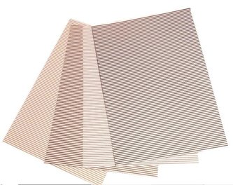 Karton obustronny paski 300g 24x34cm 4 ark MIX