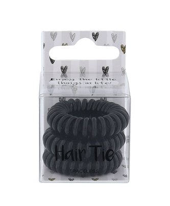 2K Hair Tie Gumička na vlasy 3 ks Black pro ženy