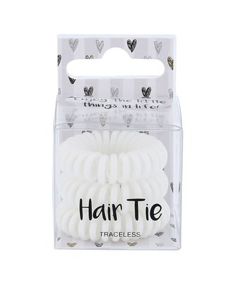 2K Hair Tie Gumička na vlasy 3 ks White pro ženy
