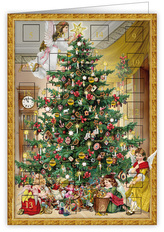 QUIRE PUBLISHING Přání adventní kalendář WF261 QP  - vánoční