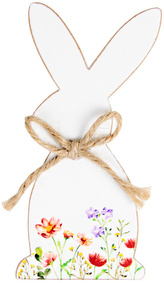 Velikonoční zajíček HOPÍK II. dřevěný 15x7,5 cm