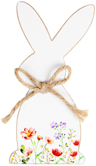 Velikonoční zajíček HOPÍK II. dřevěný 15x7,5 cm