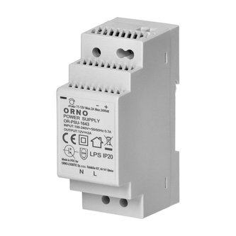 Zdroj ORNO OR-PSU-1643 DIN 12V DC 2A, 24W spínaný na DIN lištu 2