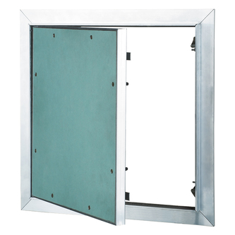 LP 4040U hliníková revizní dvířka do sádrokartonu 400x400 mm