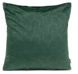 Dekorační polštář s výplní |KVET | zelený reliéf | 45x45 cm | 822990 Homla