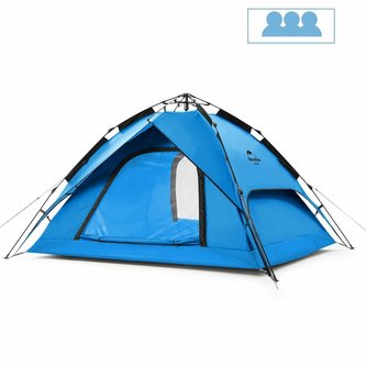 Naturehike rychlostavitelný automatický stan 3600g modrý - 3 osoby