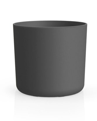 obal d30cm LORA antracit, matná, plast