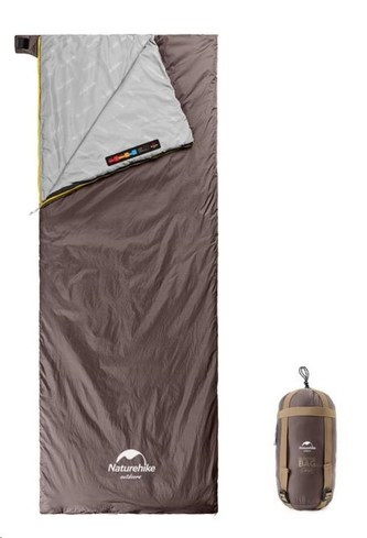Naturehike mini ultralight LW180 spací pytel 760g vel. XL - hnědý