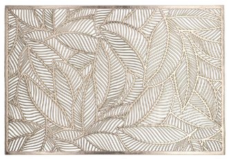 Prostírání | LAURI | obdélníková zlatá | 30x45 cm | SS22 822020 Homla