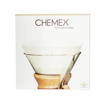 Filtry papírové Chemex 4-13 šálků - bílé, Unfolded