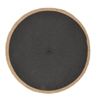 Prostírání | PLAR | kulatá černá | 38 cm | SS22 821689 Homla