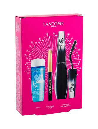 Lancôme Grandiose řasenka 10 ml + tužka na oči Le Crayon Khol 0,7 g 01 Noir + odličovací přípravek na oči Bi-Facil 30 ml