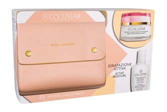 Collistar Idro-Attiva denní pleťová péče 50 ml + odličovací přípravek Cleansing Make-Up Remover Micellar Water 50 ml + kabelka