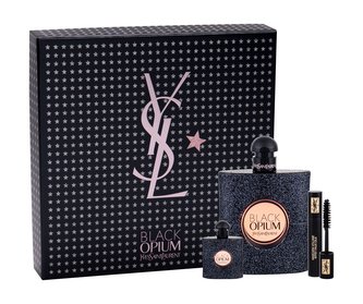 Yves Saint Laurent Black Opium parfémovaná voda 90 ml + parfémovaná voda 7,5 ml + řasenka Volume Effet Faux Cils No1 2 ml