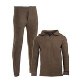 Spodní prádlo THERMOFLEECE se zipem ZELENÉ vel.M