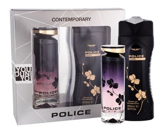 Police Dark Women toaletní voda 100 ml + sprchový gel 250 ml