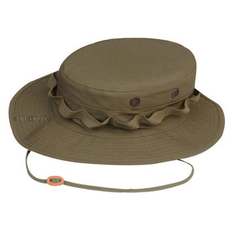 Klobouk BOONIE bavlna ZELENÝ vel.7 (55 cm)