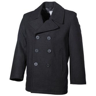Kabát US Pea Coat ČERNÝ vel.XL