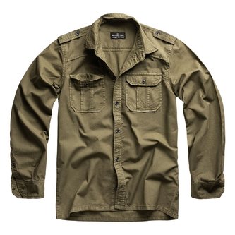 Košile M65 BASIC s dlouhým rukávem ZELENÁ vel.XL