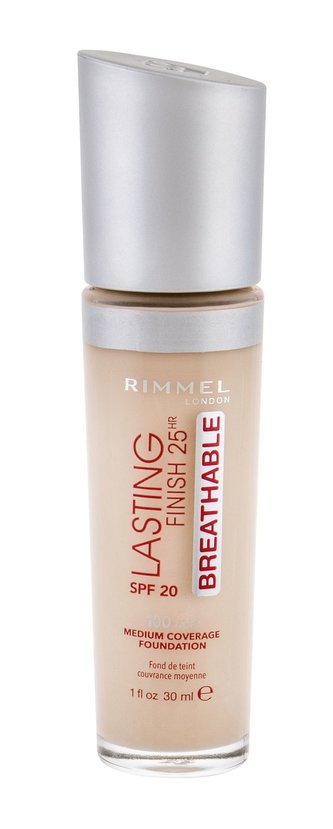 Rimmel London Lasting Finish Makeup Breathable 30 ml 100 Ivory 25HR SPF20 pro ženy