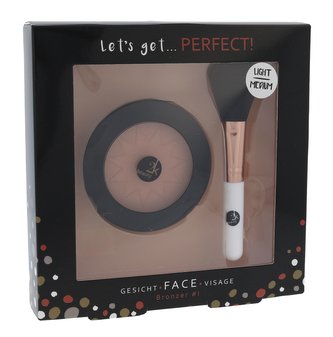 2K Let´s Get bronzer 10 g + kosmetický štětec 1 ks