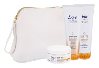 Dove Advanced Hair Series šampon 250 ml + kondicionér 250 ml + maska na vlasy 200 ml + kosmetická taška
