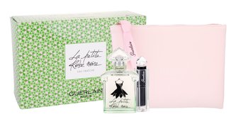 Guerlain La Petite Robe Noire Eau Fraiche toaletní voda 50 ml + rtěnka La Petite Robe Noire 011 Beige Lingere 2,8 g + kosmetická taška