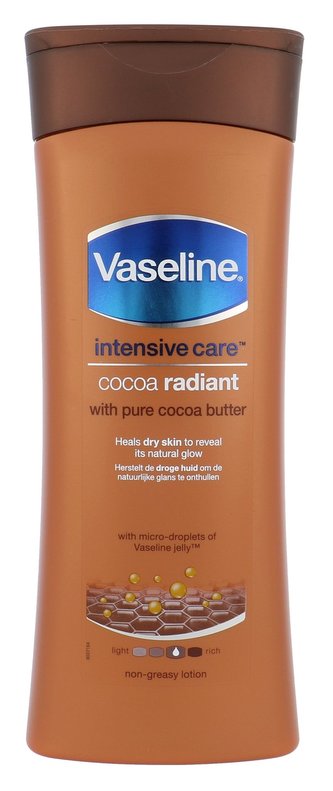 Vaseline Intensive Care Tělové mléko Cocoa Radiant 400 ml pro ženy