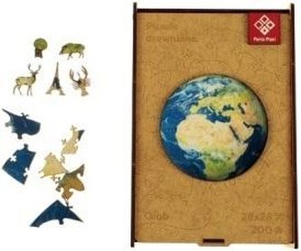 Puzzle drewniane A3 - Glob